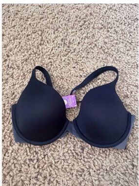 SPANX Black Seamless Molded T-Shirt Bra